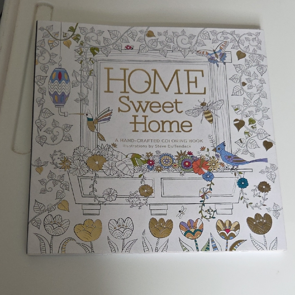 Home Sweet Home Coloring Book NEW